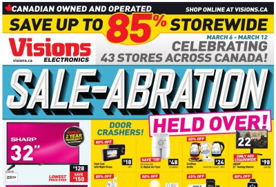 Visions Electronics Flyer March 6 to 12