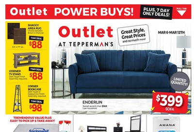 Outlet at Tepperman's Flyer March 6 to 12
