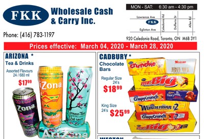 FKK Wholesale Cash & Carry Flyer March 4 to 28