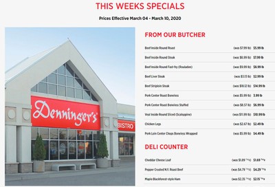 Denninger's Weekly Specials March 4 to 10