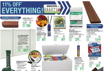 Menards Weekly Ad Flyer March 28 to April 3