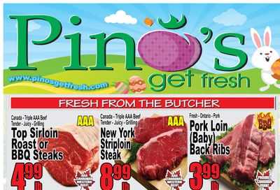 Pino's Flyer March 27 to April 2
