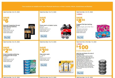 Costco (BC, AB, SK & MB) Weekly Savings March 9 to 15