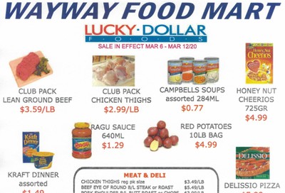 WayWay Food Mart Flyer March 6 to 12