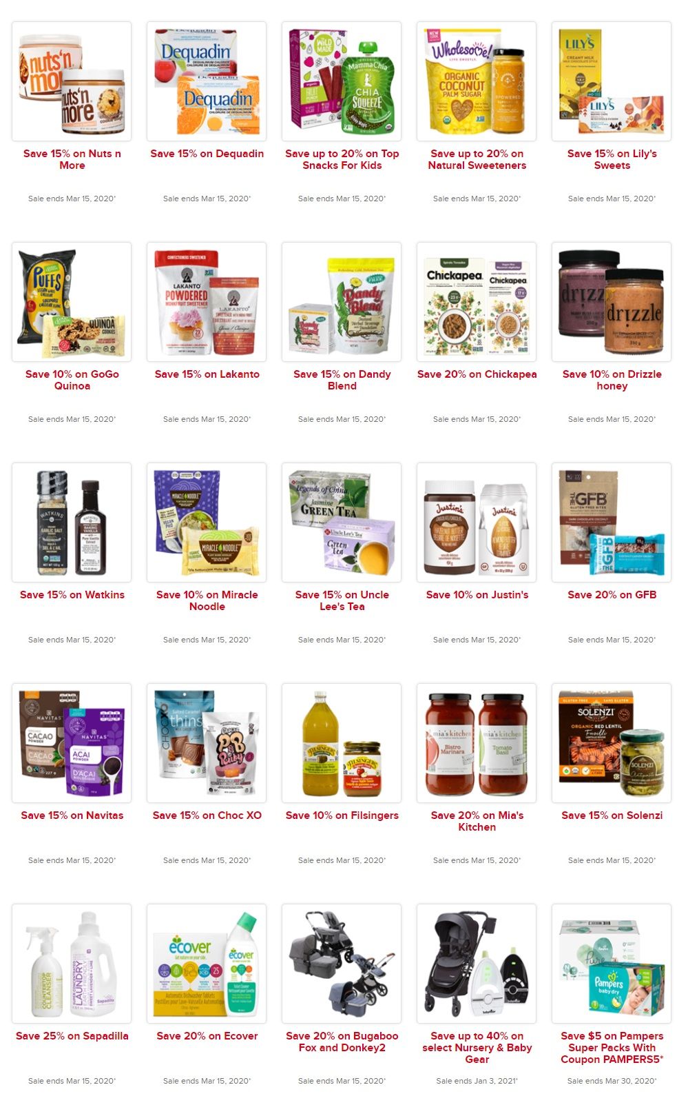 Well.ca Weekly Sales March 9 to 15