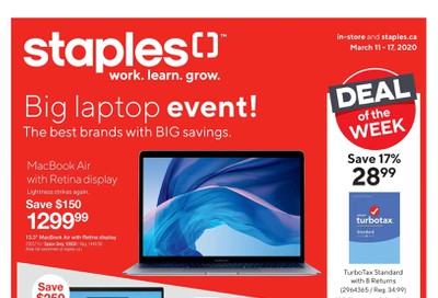 Staples Flyer March 11 to 17