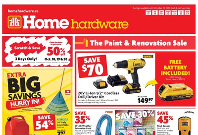 Home Hardware (ON) Flyer October 17 to 23