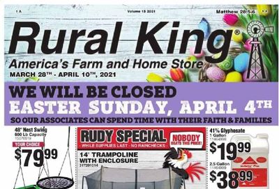 Rural King Weekly Ad Flyer March 28 to April 10