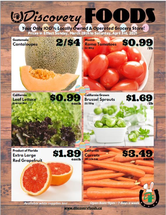 Discovery Foods Flyer March 28 to April 3