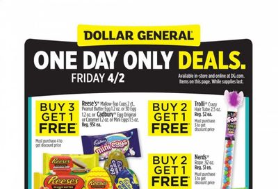 Dollar General Weekly Ad Flyer April 2 to April 2