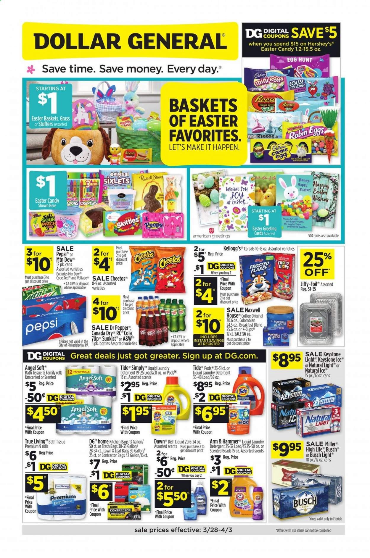 Dollar General (FL) Weekly Ad Flyer March 28 to April 3