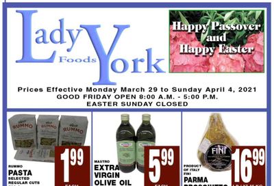 Lady York Foods Flyer March 29 to April 4