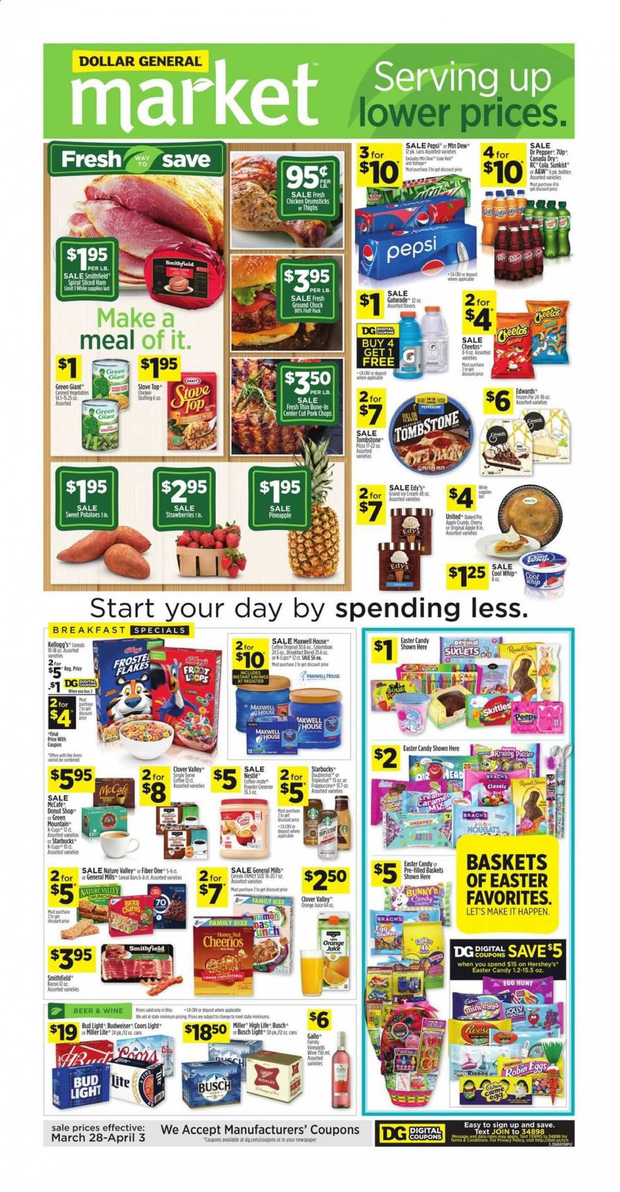 Dollar General (OH) Weekly Ad Flyer March 28 to April 3