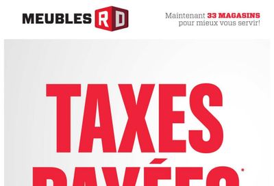 Meubles RD Flyer March 29 to April 5