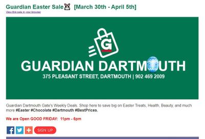 Guardian (Dartmouth Gate) Flyer March 30 to April 5