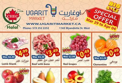 Ugarit Market Flyer March 29 to April 4
