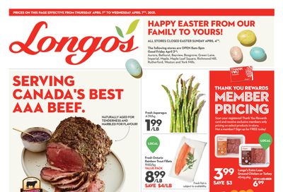 Longo's (Ancaster & Liberty Village) Flyer April 1 to 7