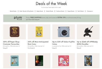 Chapters Indigo Online Deals of the Week March 29 to April 4