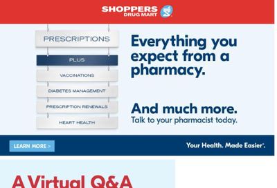 Shoppers Drug Mart (ON) Flyer April 3 to 8