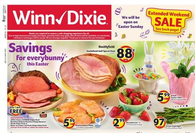 Winn Dixie (AL, FL, GA, LA, MS) Weekly Ad Flyer March 31 to April 6