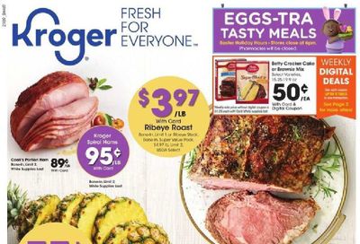 Kroger (GA, IL, LA, MI, OK, SC, TN, TX, VA) Weekly Ad Flyer March 31 to April 6