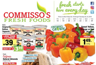 Commisso's Fresh Foods Flyer October 18 to 24