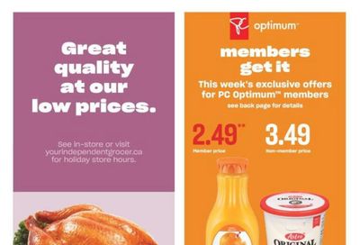 Independent Grocer (Atlantic) Flyer April 1 to 7