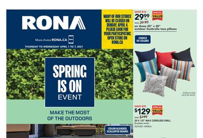 Rona (Atlantic) Flyer April 1 to 7