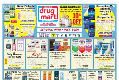 Discount Drug Mart (OH) Weekly Ad Flyer April 7 to April 13