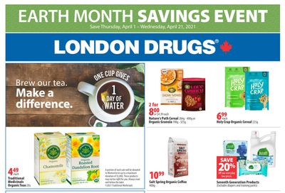 London Drugs Earth Month Savings Event Flyer April 1 to 7