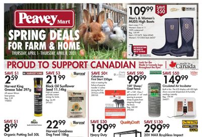 Peavey Mart (AB) Flyer April 1 to 8