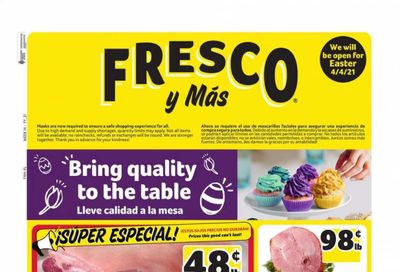 Fresco y Más Weekly Ad Flyer March 31 to April 6