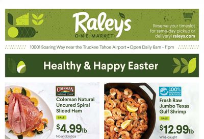 Raley's (CA) Weekly Ad Flyer March 31 to April 6