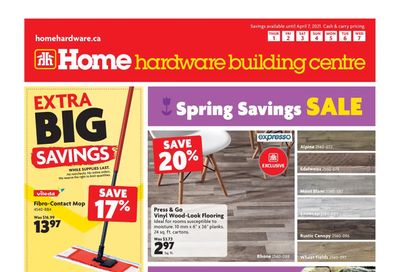 Home Hardware Building Centre (ON) Flyer April 1 to 7