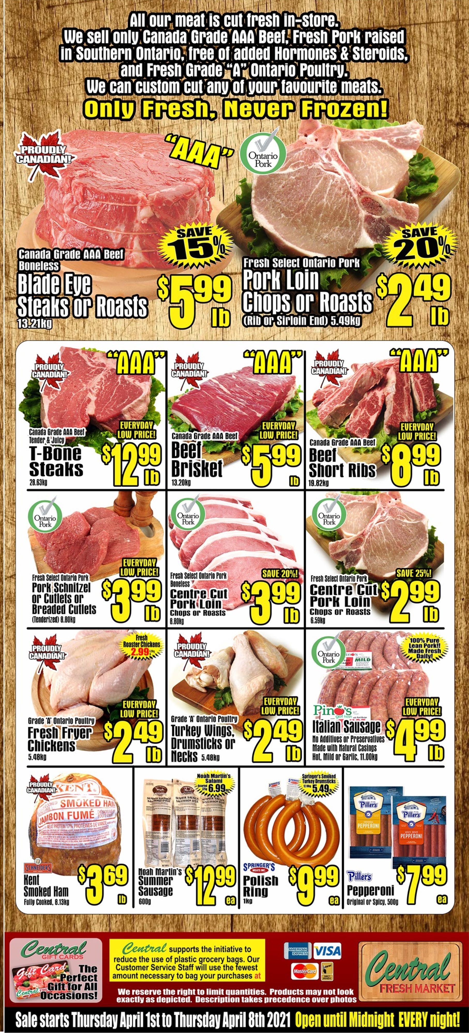 Central Fresh Market Flyer April 1 to 8