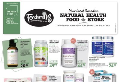 Foodsmiths Health First Flyer April 2 to 17