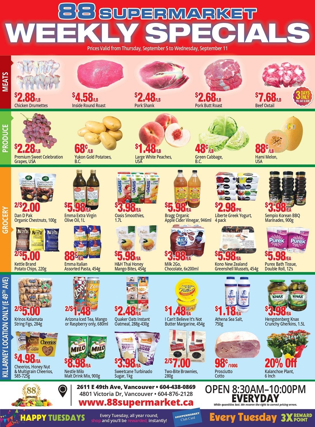 88 Supermarket Flyer September 5 to 11