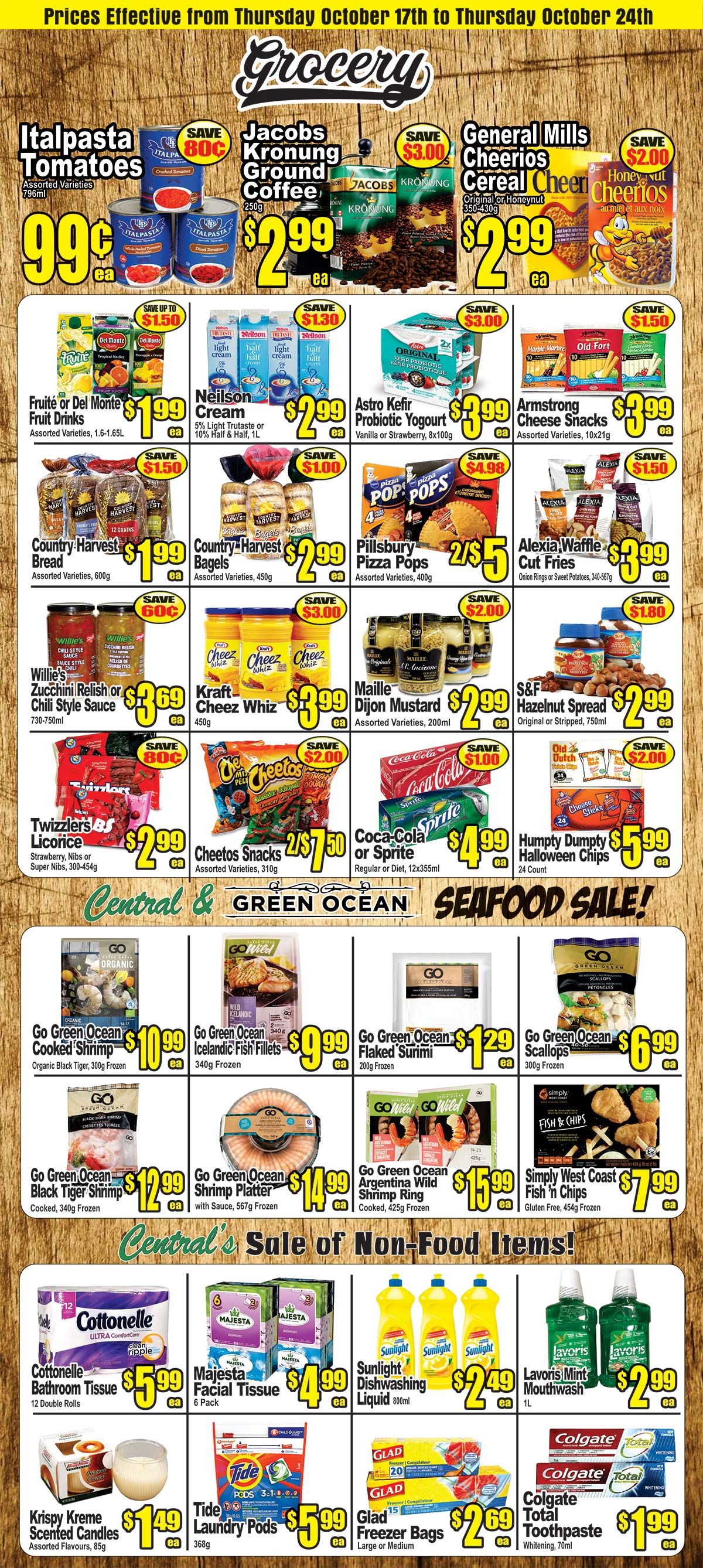 Central Fresh Market Flyer October 17 to 24