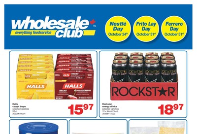 Wholesale Club (West) Flyer October 17 to November 6