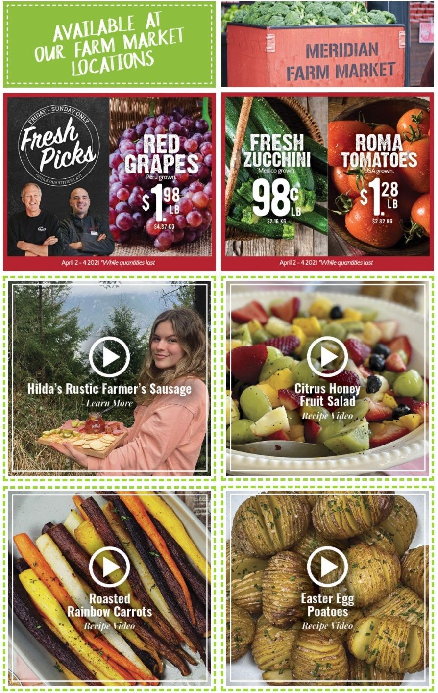 Meridian Farm Market Flyer April 1 to 7