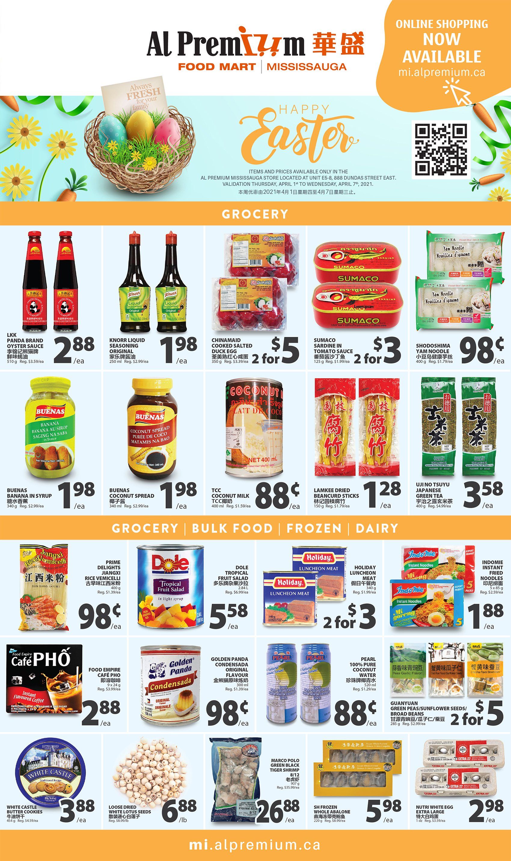 Al Premium Food Mart (Mississauga) Flyer April 1 to 7