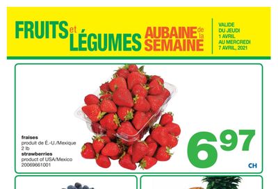 Wholesale Club (QC) Produce Deal of the Week Flyer April 1 to 7