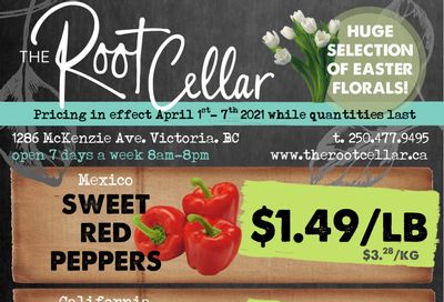 The Root Cellar Flyer April 1 to 7