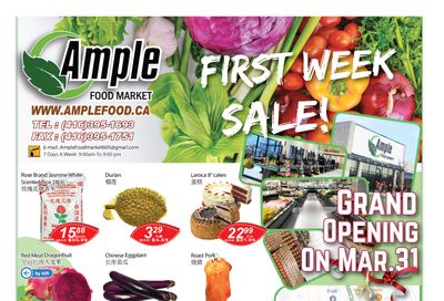 Ample Food Market (North York) Flyer April 2 to 8