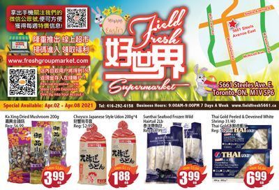Field Fresh Supermarket Flyer April 2 to 8