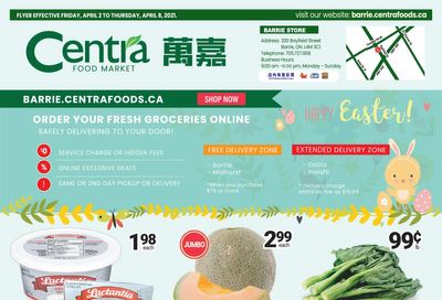 Centra Foods (Barrie) Flyer April 2 to 8