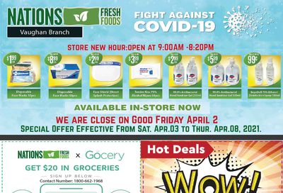 Nations Fresh Foods (Vaughan) Flyer April 3 to 8