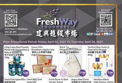 FreshWay Foodmart Flyer April 2 to 8