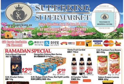 Superking Supermarket (London) Flyer April 2 to 8