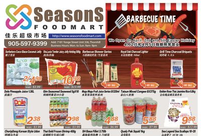 Seasons Food Mart (Thornhill) Flyer April 2 to 8